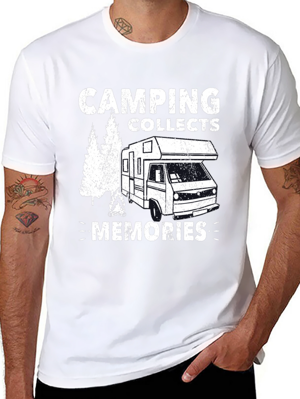 Camping Collects Memories Graphic T-Shirt