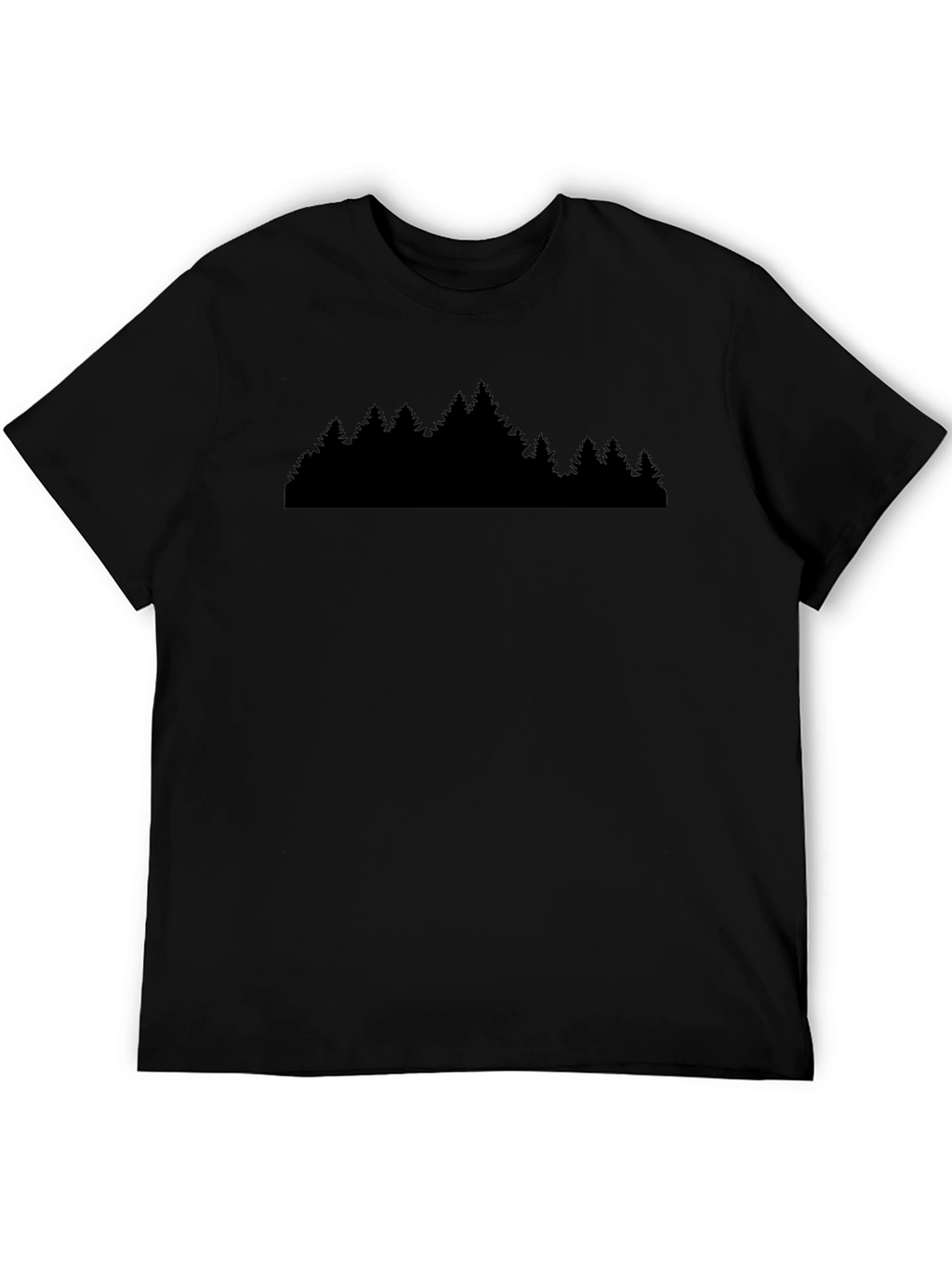 Nature Silhouette Black T-Shirt