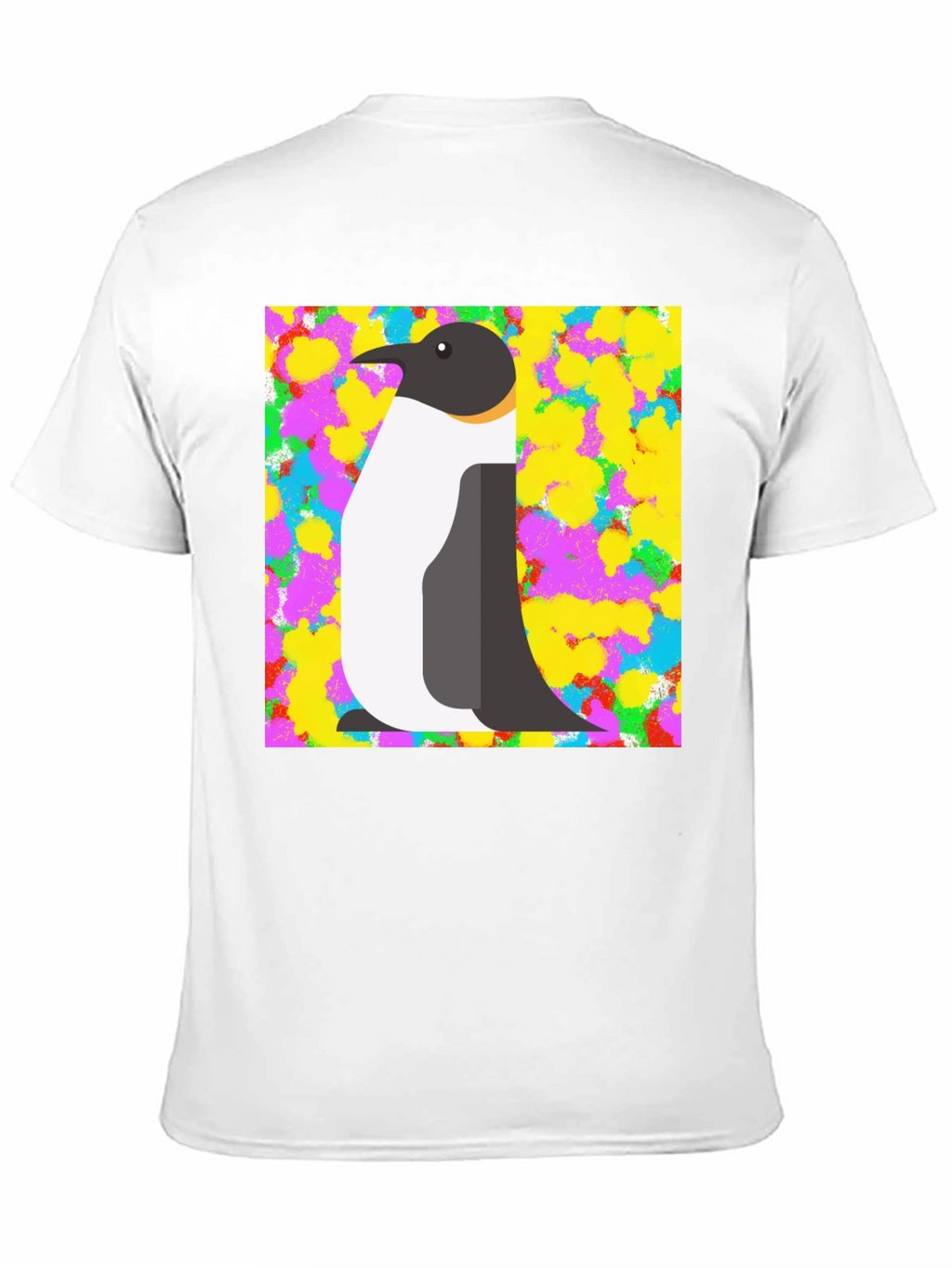 Penguin Graphic Print Black T-Shirt