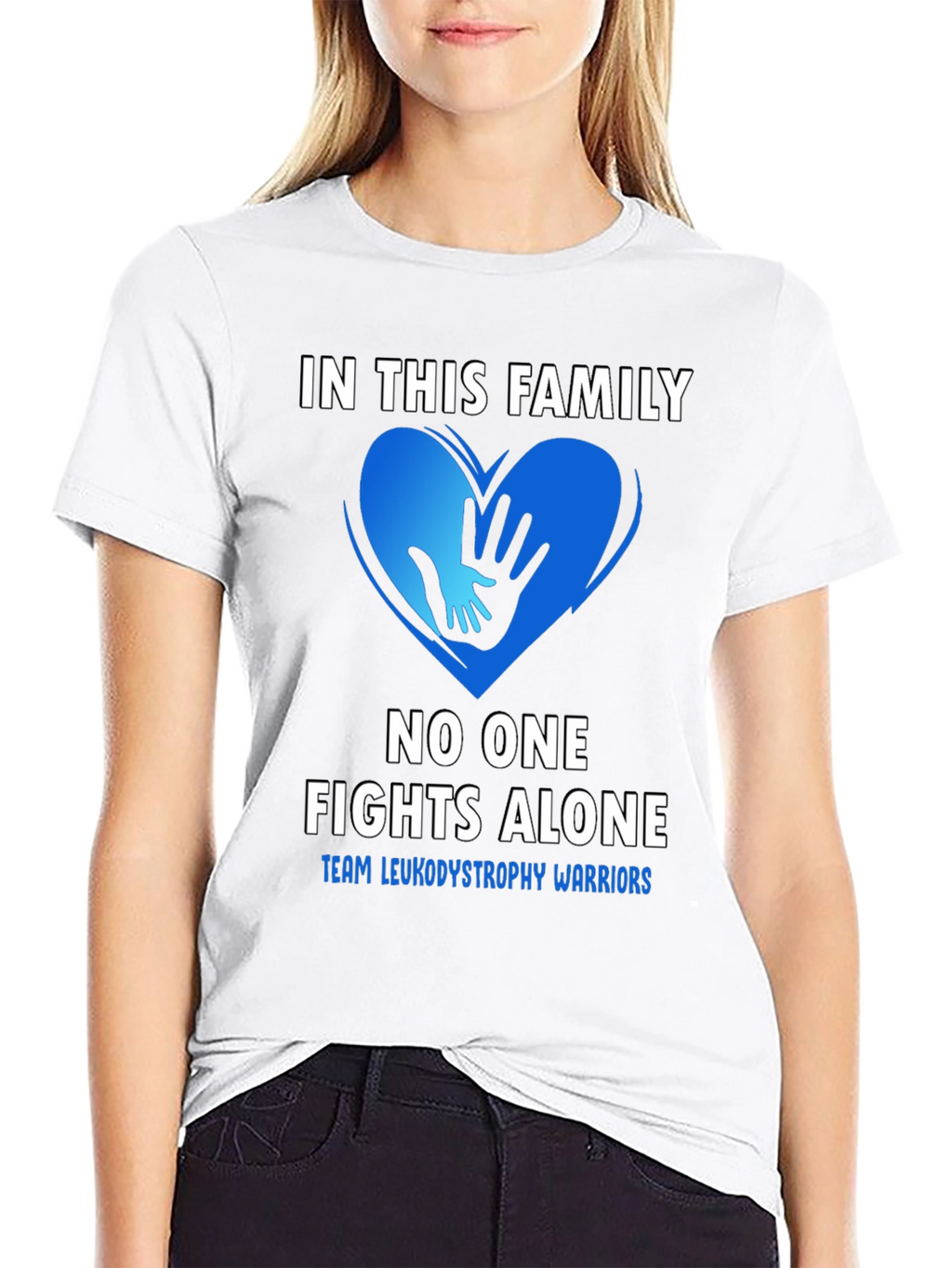 Leukodystrophy Warrior Family Support T-Shirt