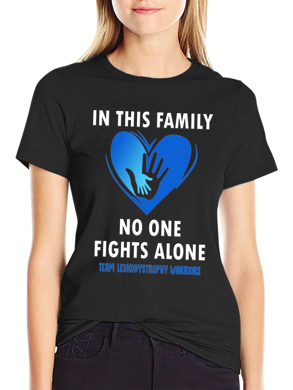 Leukodystrophy Warrior Family Support T-Shirt