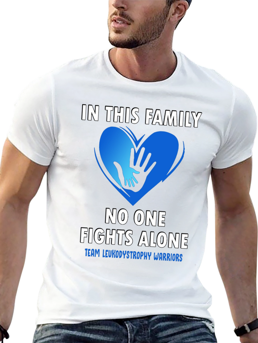 Leukodystrophy Warrior Family Support T-Shirt