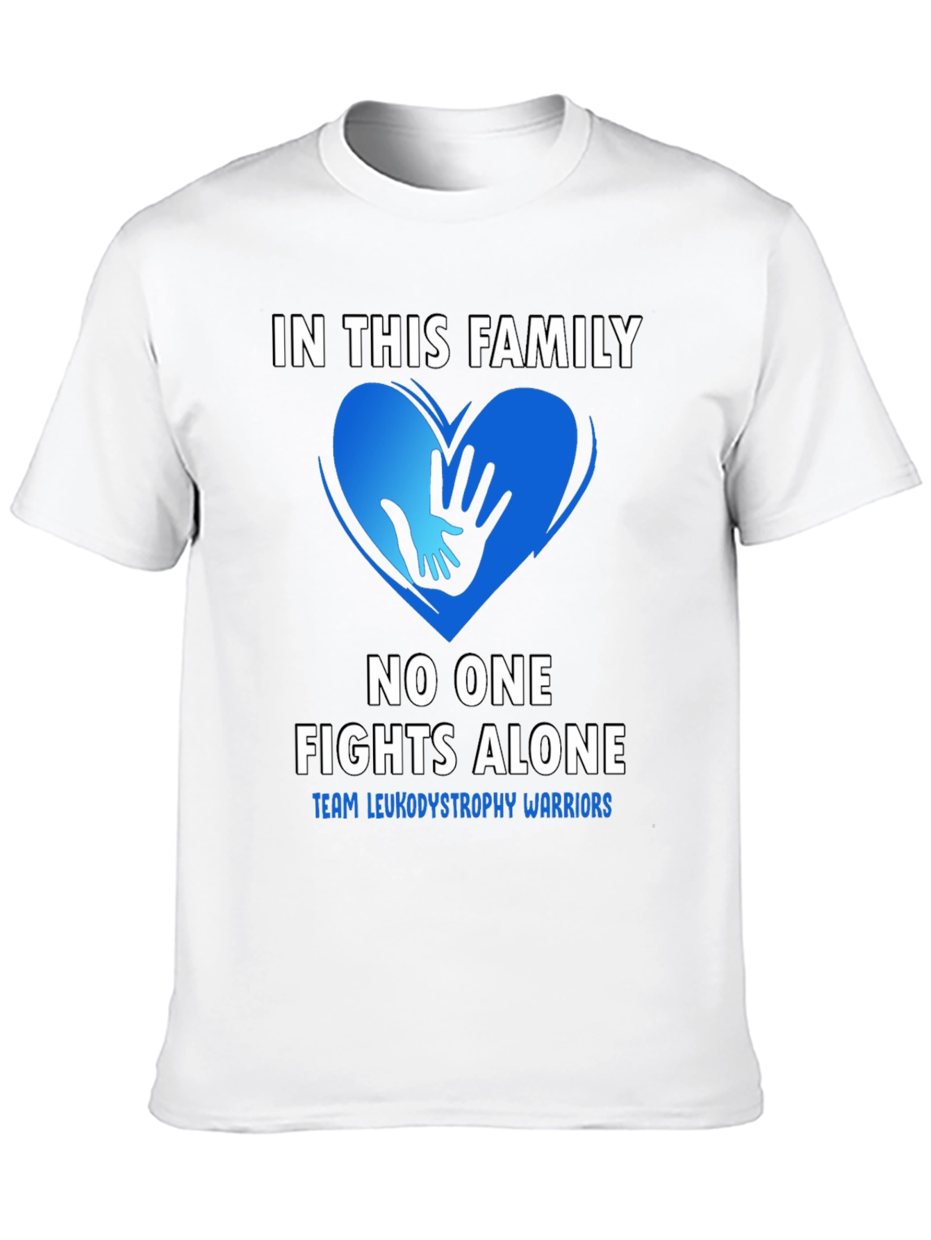 Leukodystrophy Warrior Family Support T-Shirt