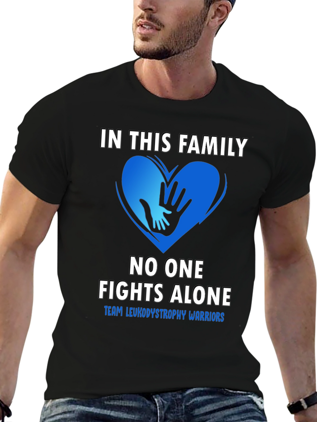 Leukodystrophy Warrior Family Support T-Shirt