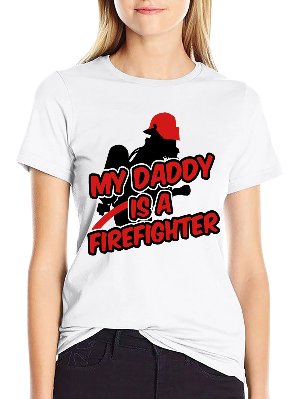 My Daddy is a Firefighter Graphic T-Shirt
