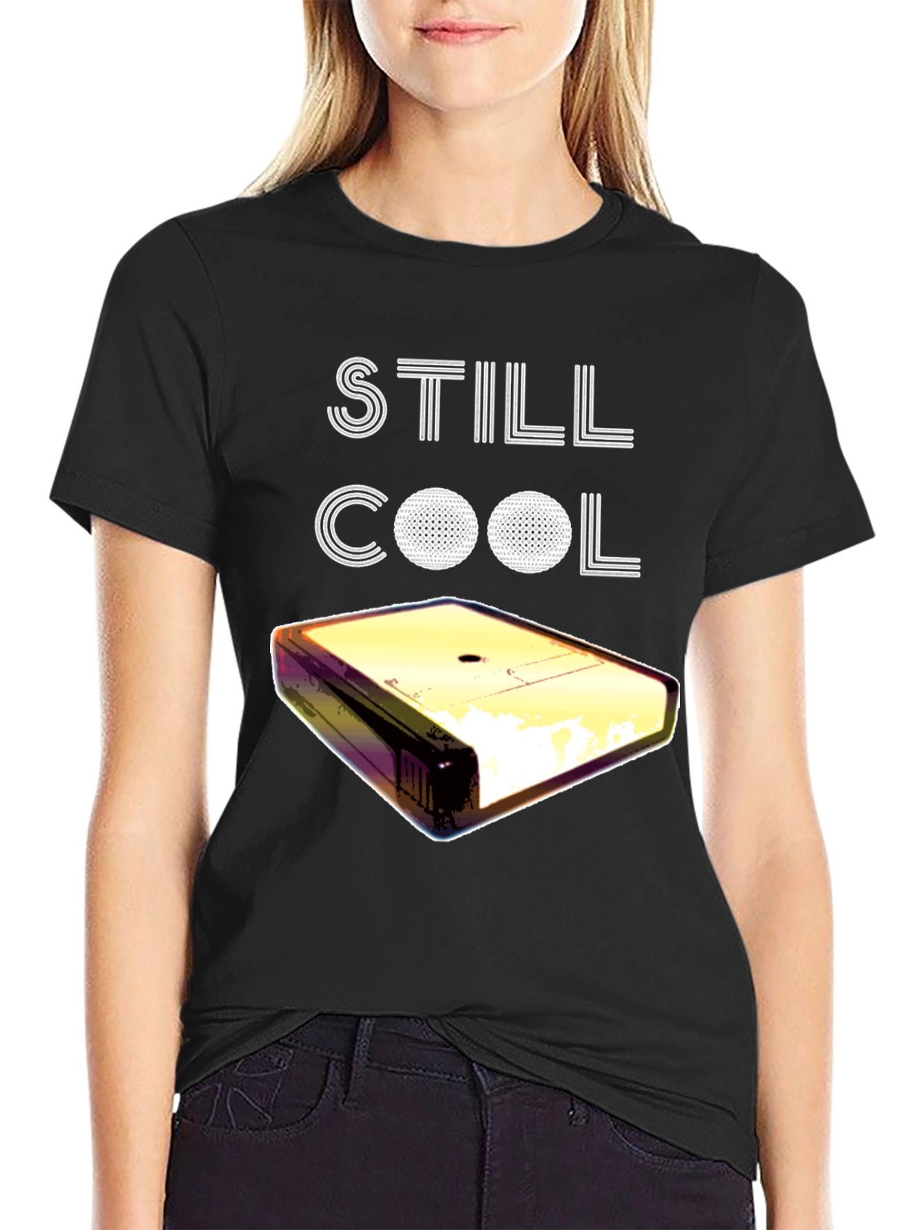 Still Cool Cassette Tape Graphic T-Shirt