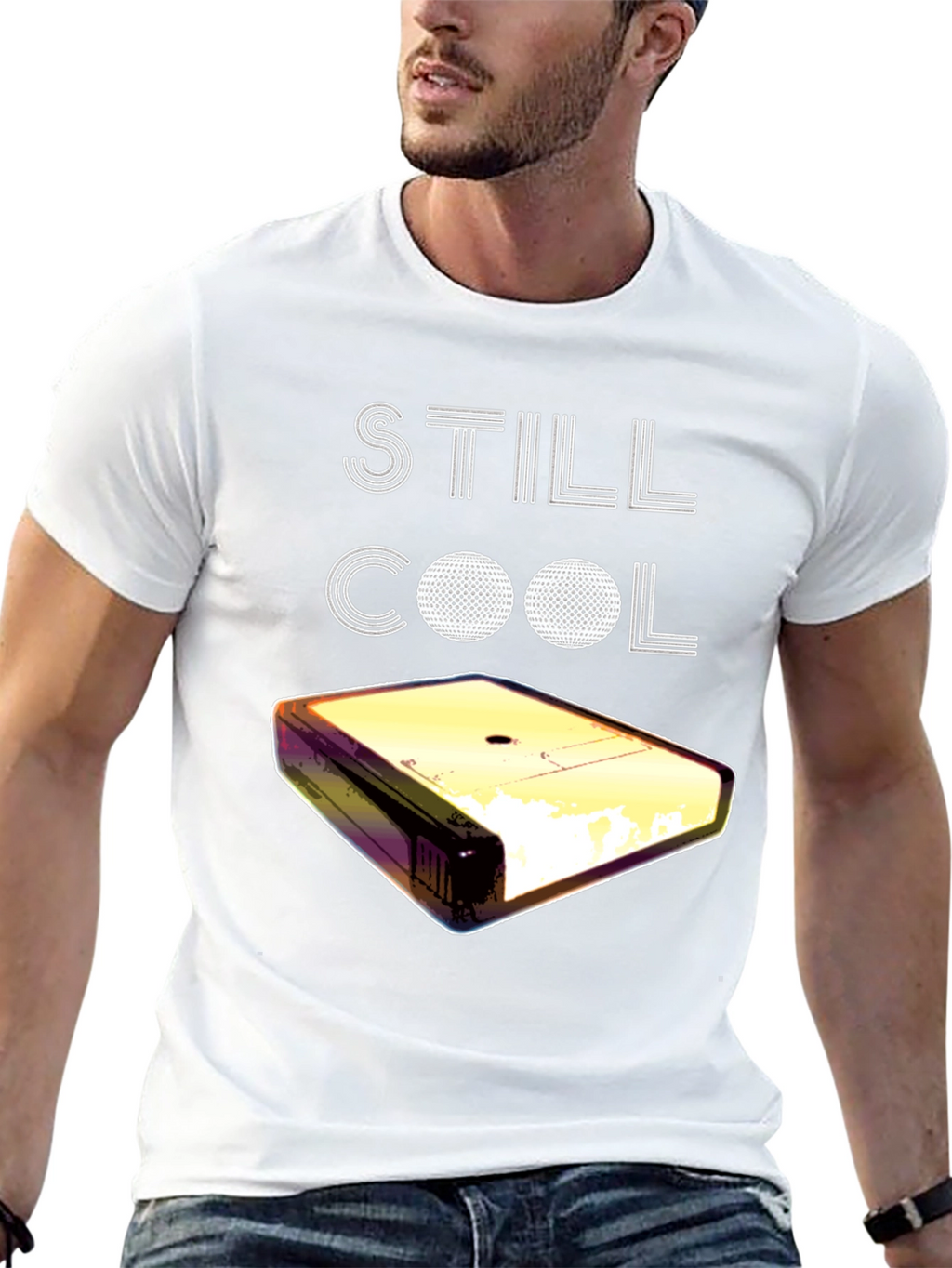 Still Cool Cassette Tape Graphic T-Shirt