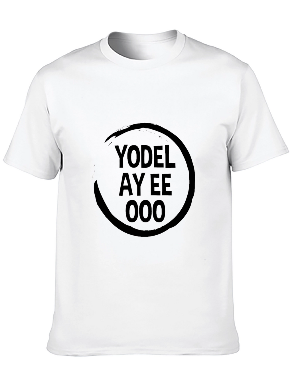 Yodel Ay Eee Ooo Graphic T-Shirt - Black