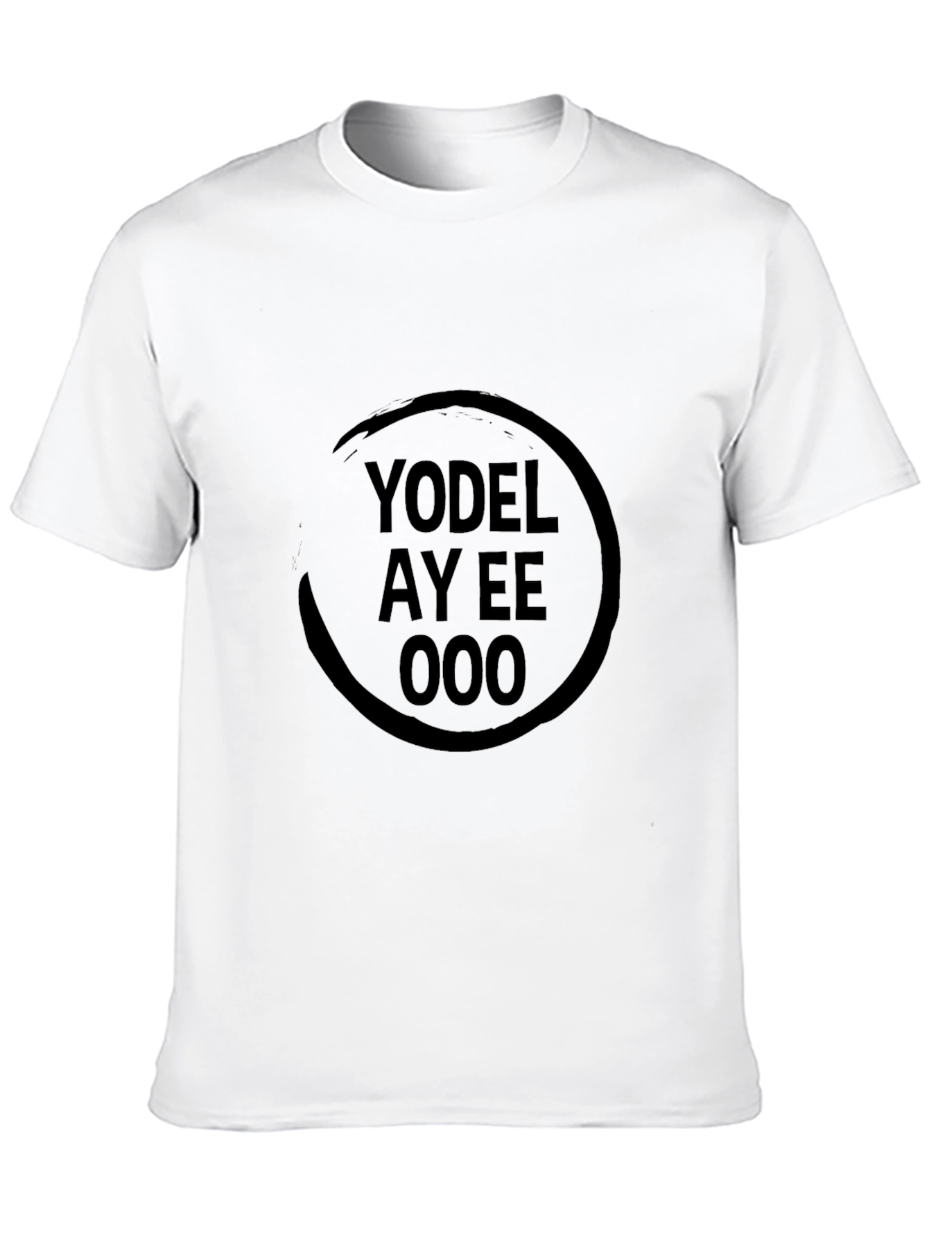 Yodel Ay Eee Ooo Graphic T-Shirt - Black