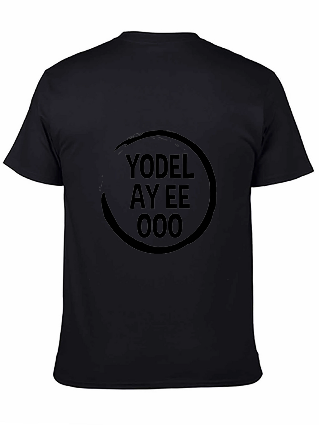 Yodel Ay Eee Ooo Graphic T-Shirt - Black