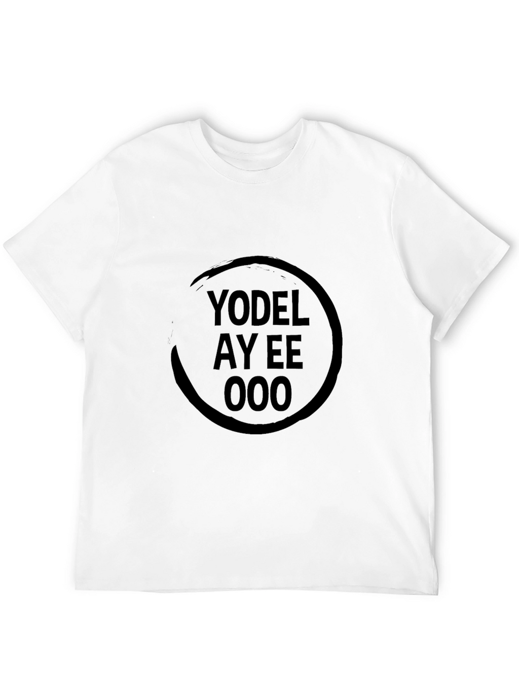 Yodel Ay Eee Ooo Graphic T-Shirt - Black