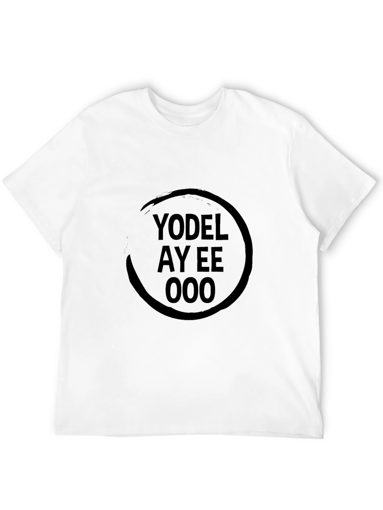 Yodel Ay Eee Ooo Graphic T-Shirt - Black