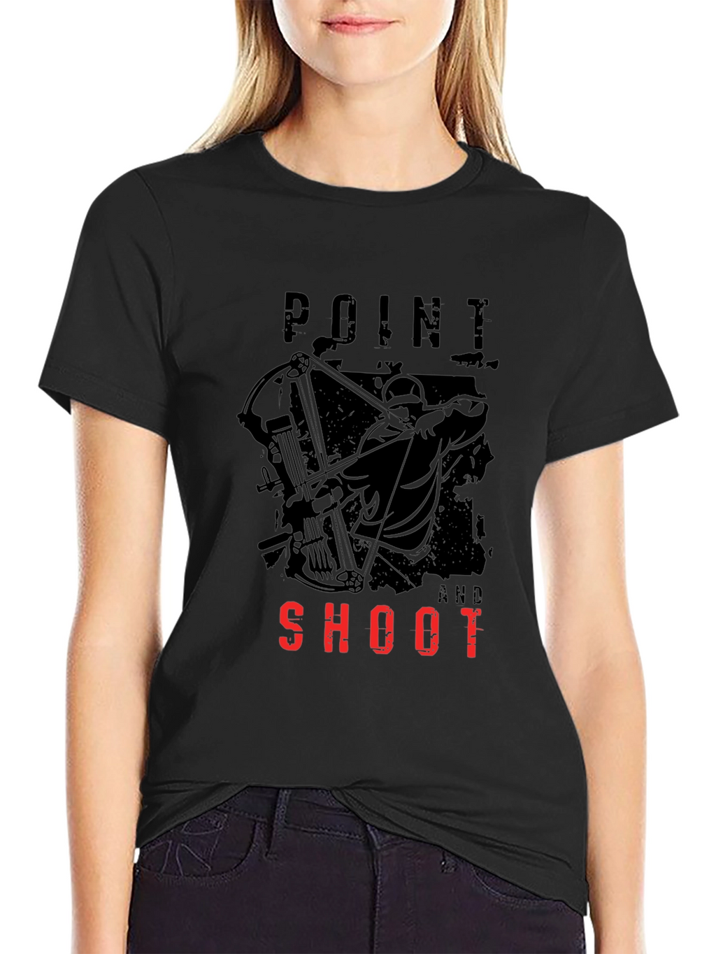Point and Shoot Crossbow T-Shirt