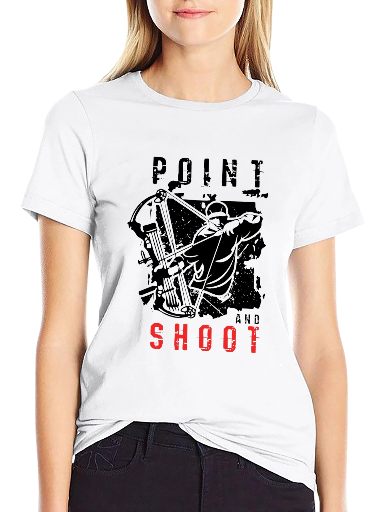 Point and Shoot Crossbow T-Shirt