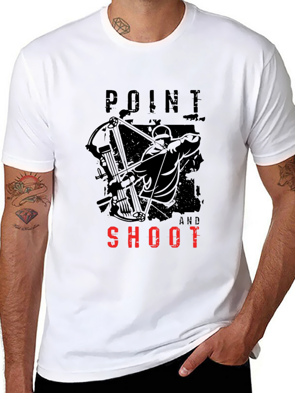 Point and Shoot Crossbow T-Shirt