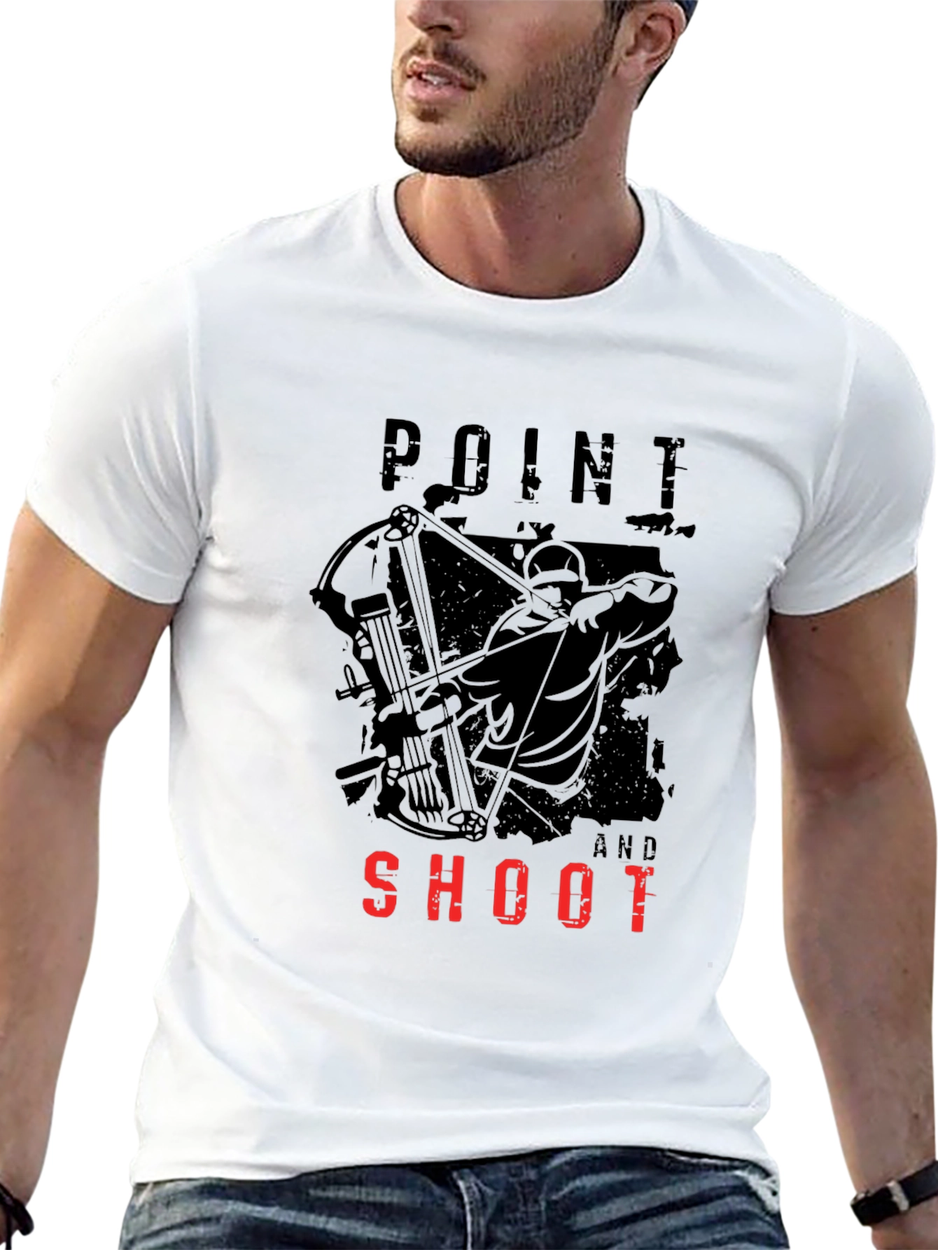 Point and Shoot Crossbow T-Shirt