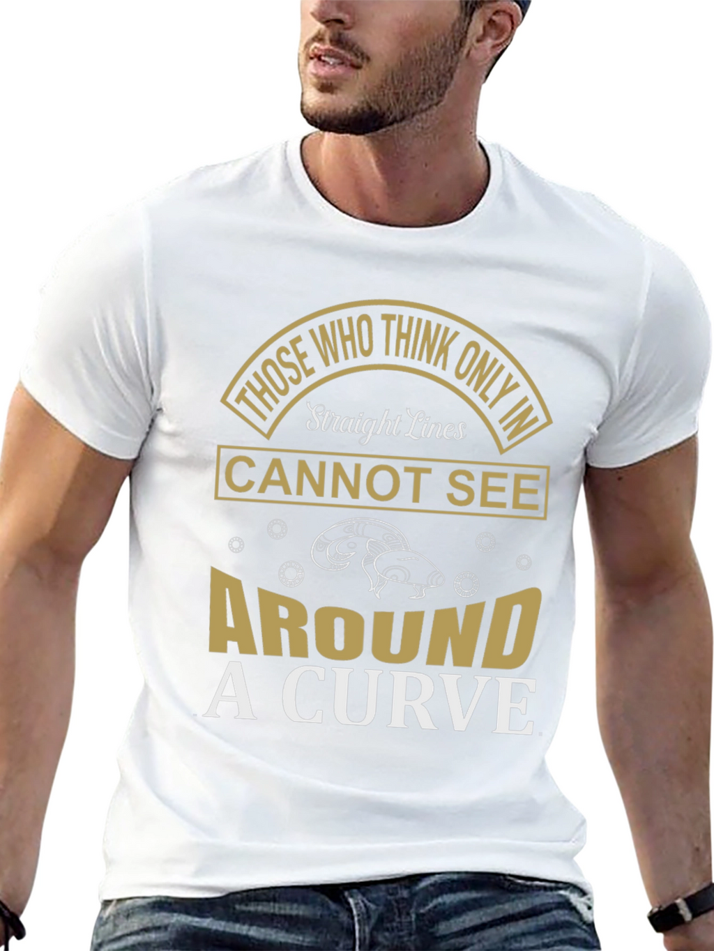 Straight Lines T-Shirt - Unique Design