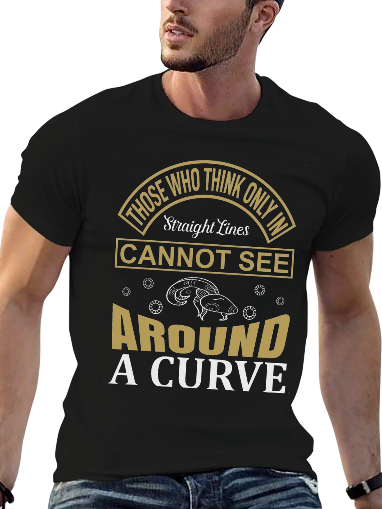 Straight Lines T-Shirt - Unique Design
