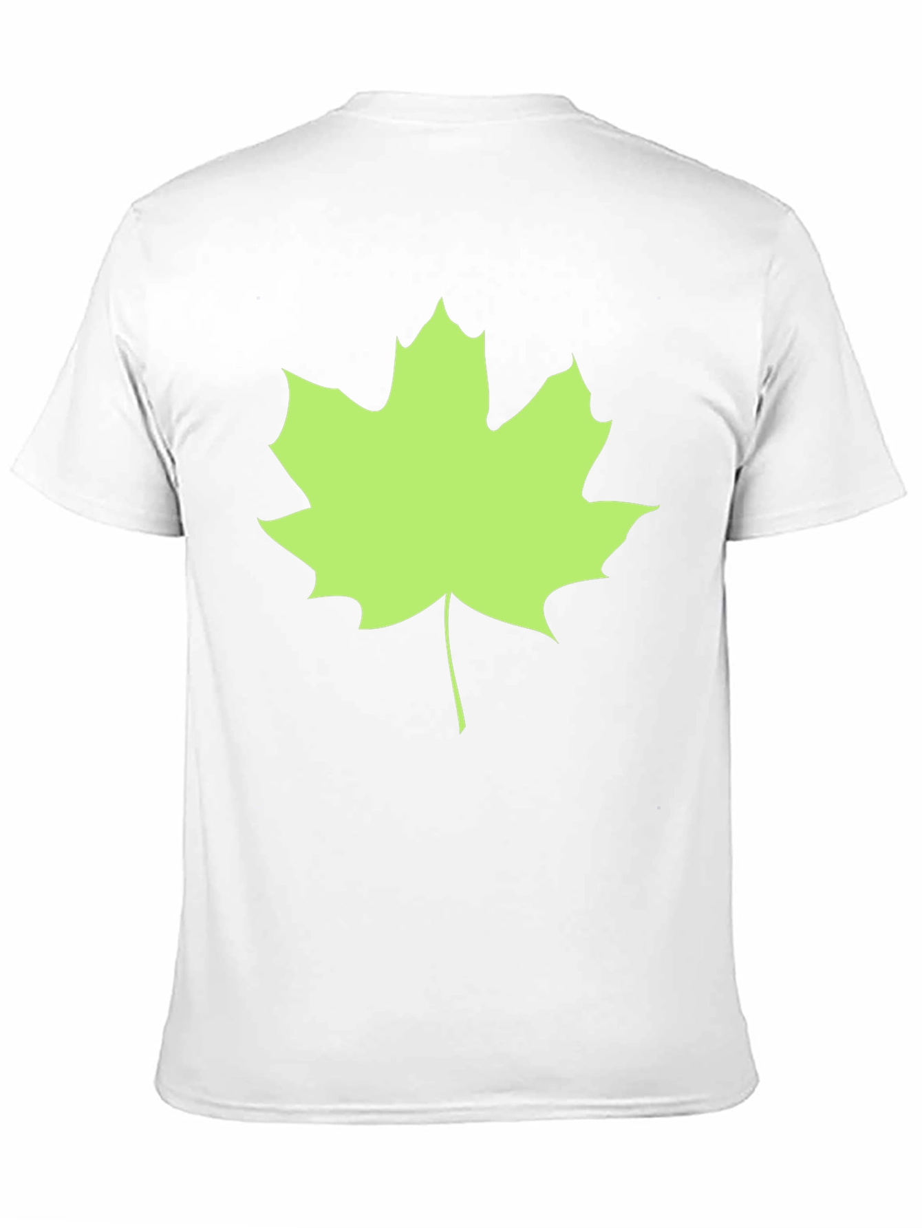 Maple Leaf Black Tee - Casual Style