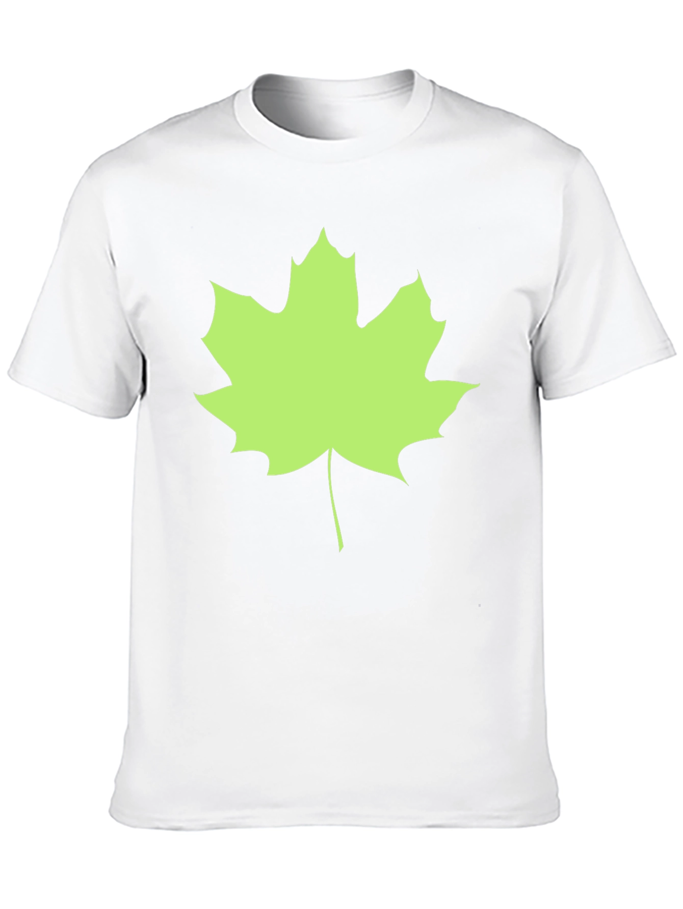 Maple Leaf Black Tee - Casual Style