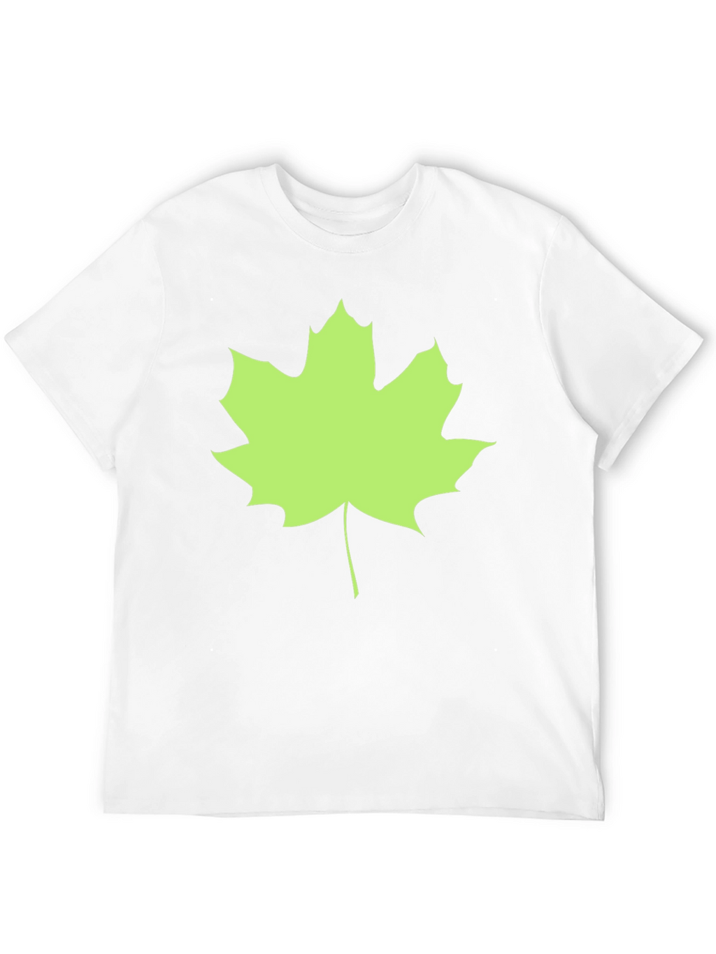 Maple Leaf Black Tee - Casual Style