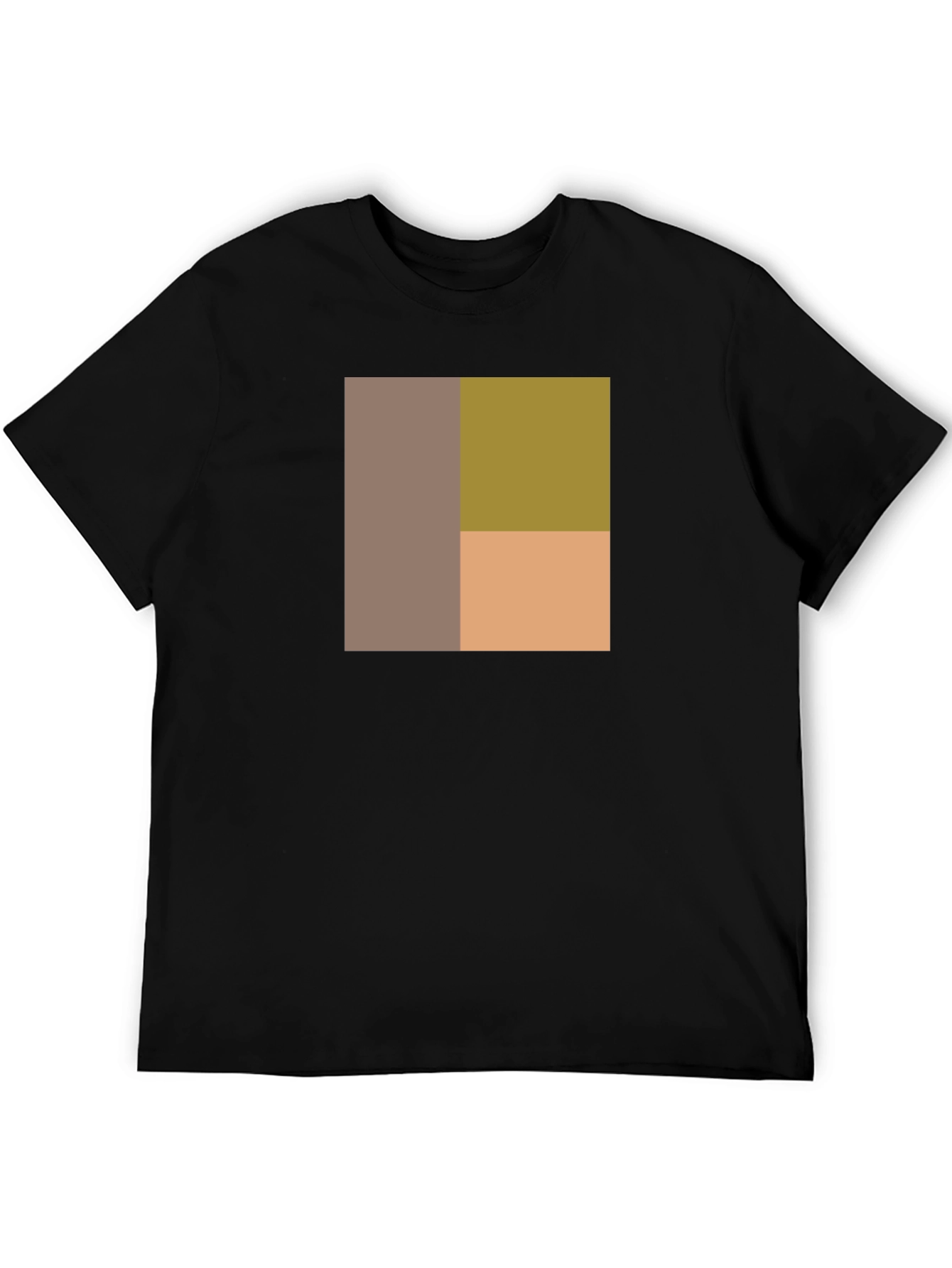 Modern Color Block Tee - Stylish & Unique