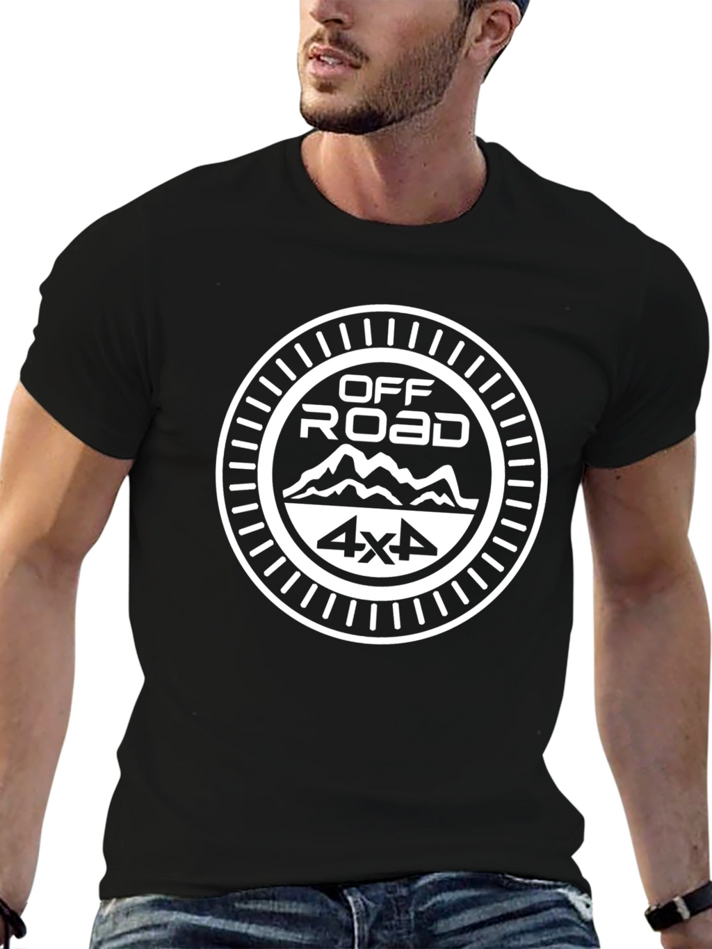 Off Road 4x4 Black Graphic T-Shirt