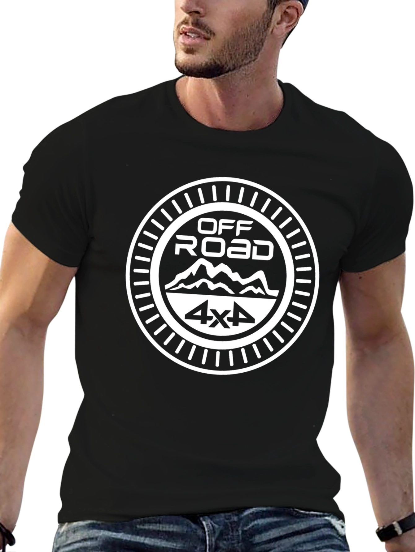 Off Road 4x4 Black Graphic T-Shirt