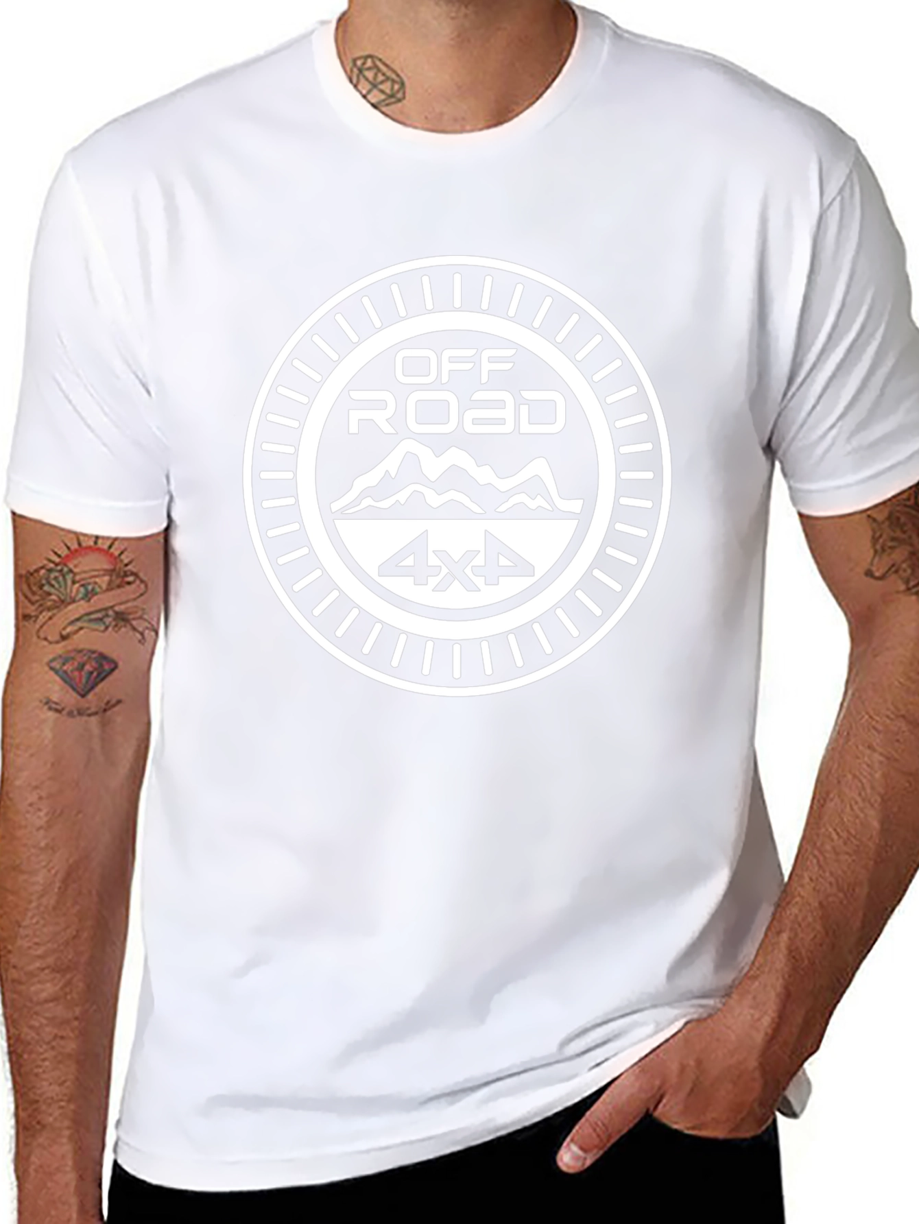Off Road 4x4 Black Graphic T-Shirt