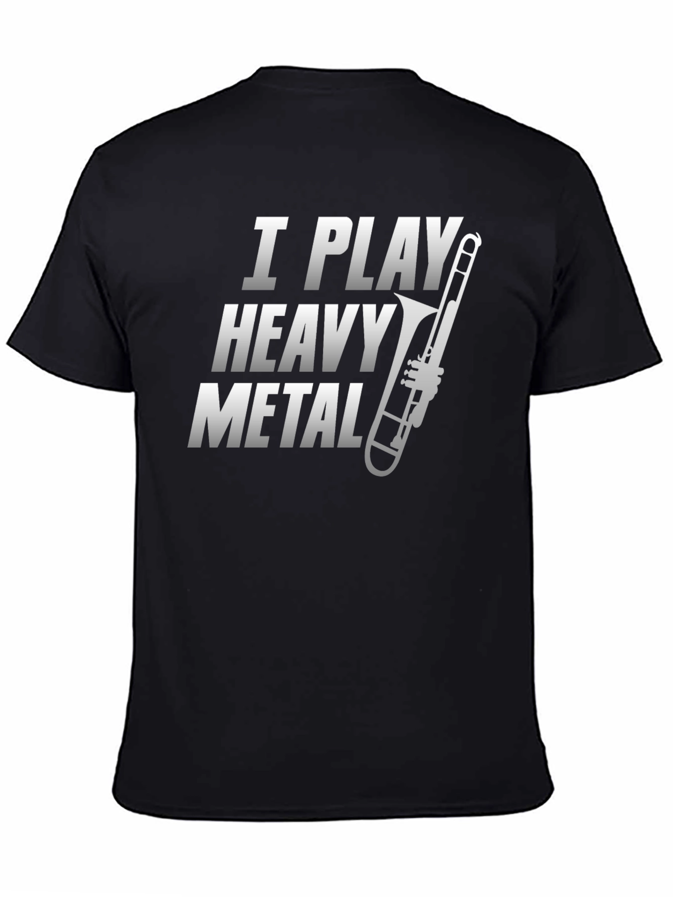 I Play Heavy Metal Trombone Graphic Tee