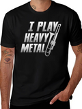 I Play Heavy Metal Trombone Graphic Tee