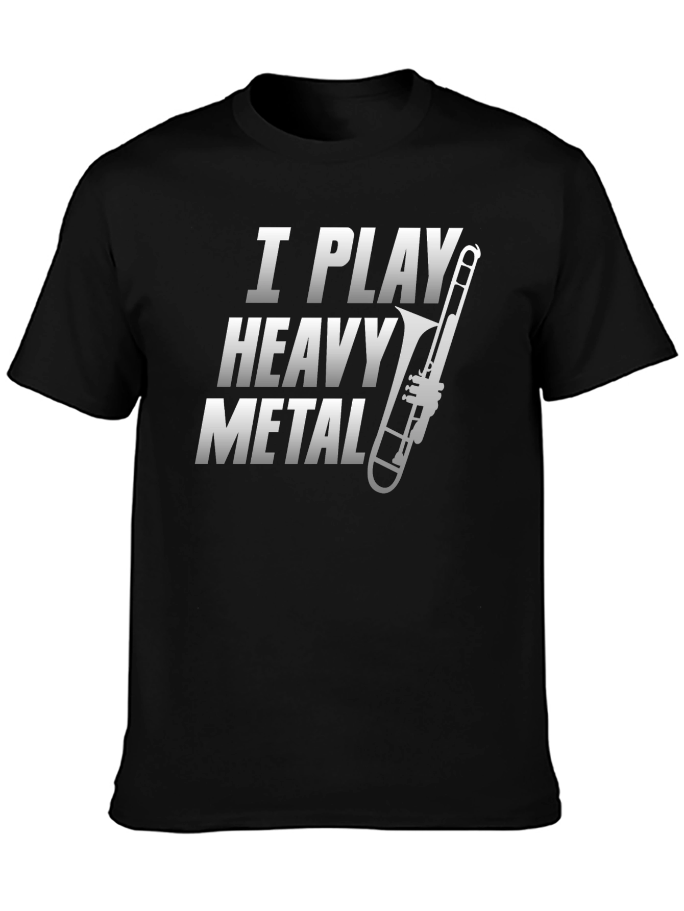 I Play Heavy Metal Trombone Graphic Tee