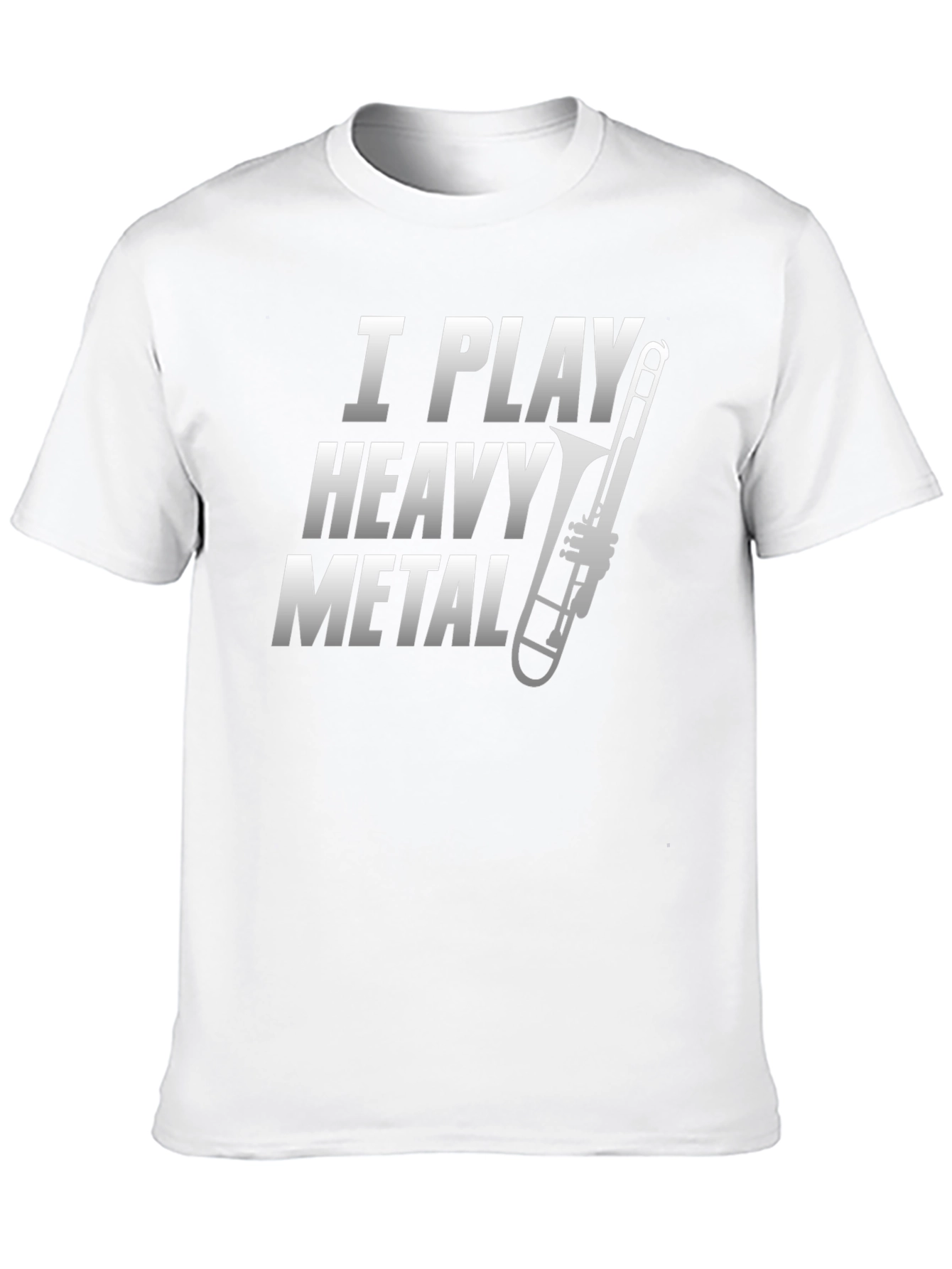 I Play Heavy Metal Trombone Graphic Tee