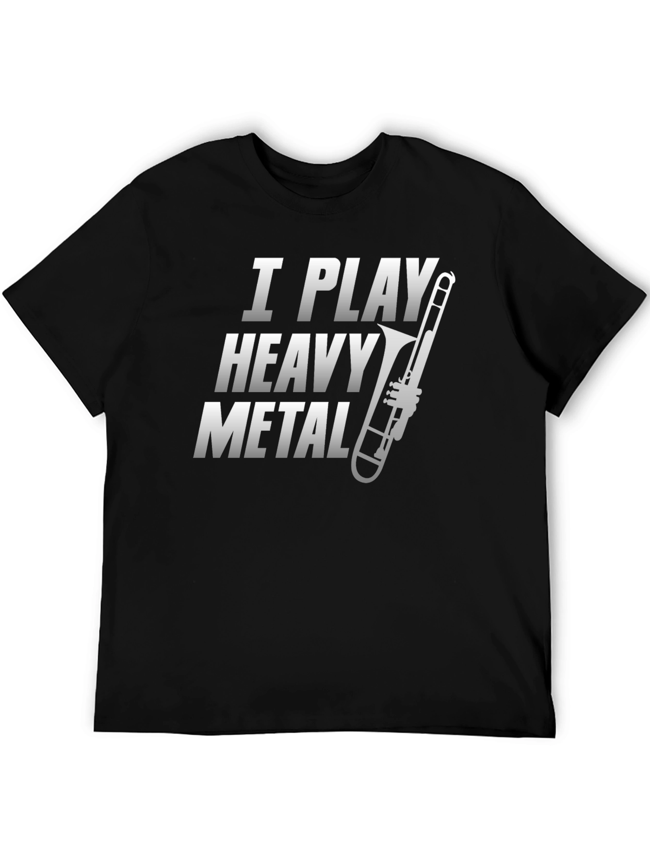 I Play Heavy Metal Trombone Graphic Tee