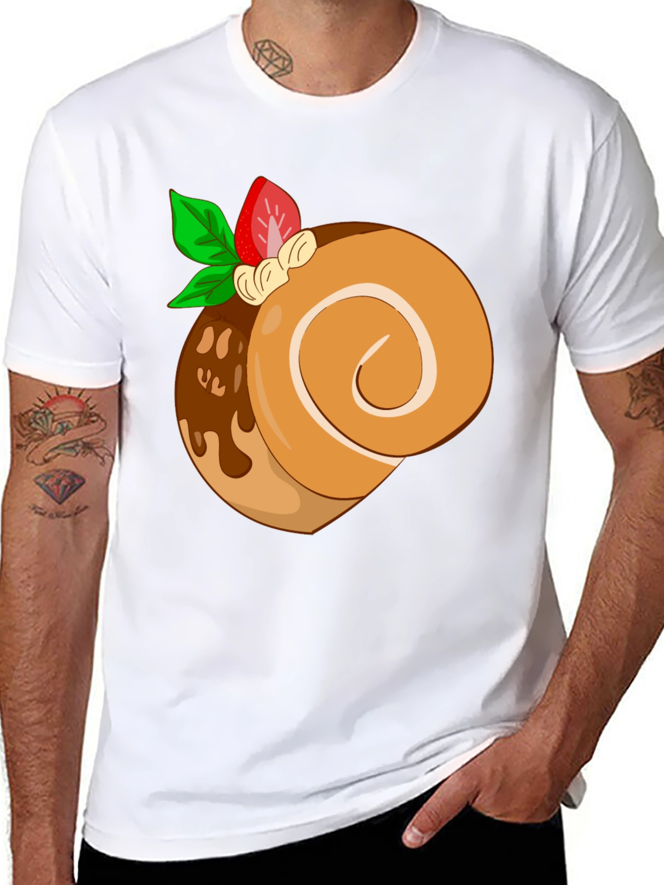 Cake Roll Dessert T-Shirt