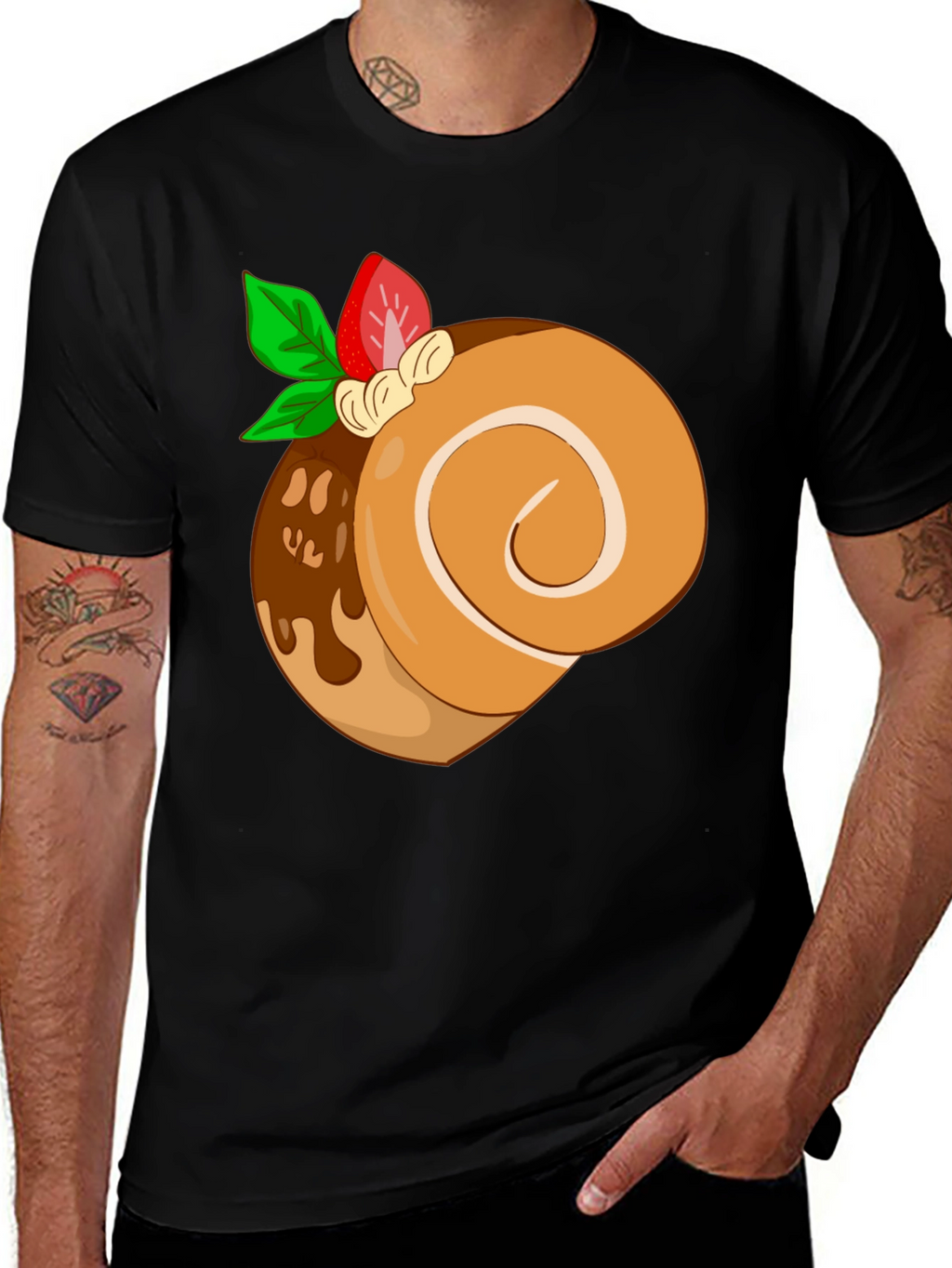 Cake Roll Dessert T-Shirt