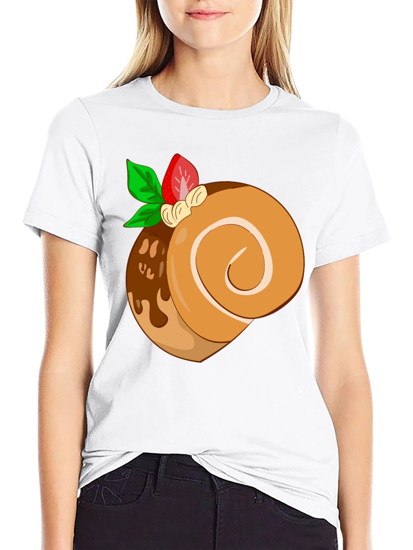 Cake Roll Dessert T-Shirt