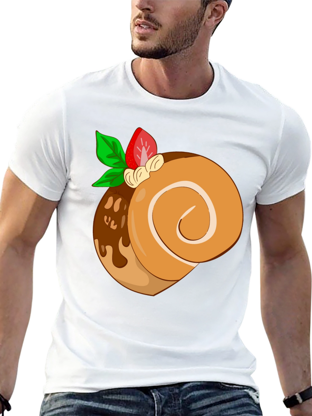 Cake Roll Dessert T-Shirt