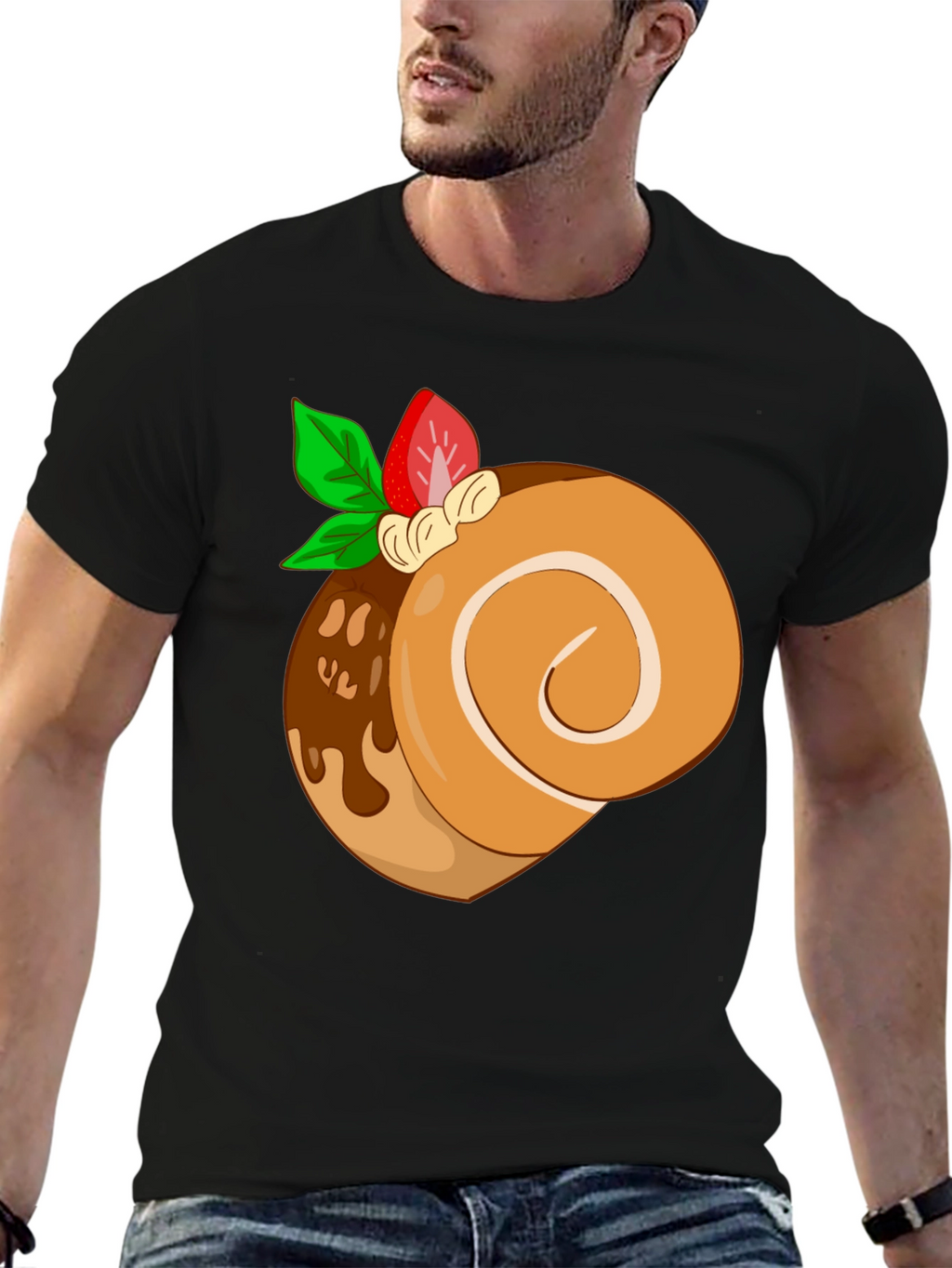 Cake Roll Dessert T-Shirt