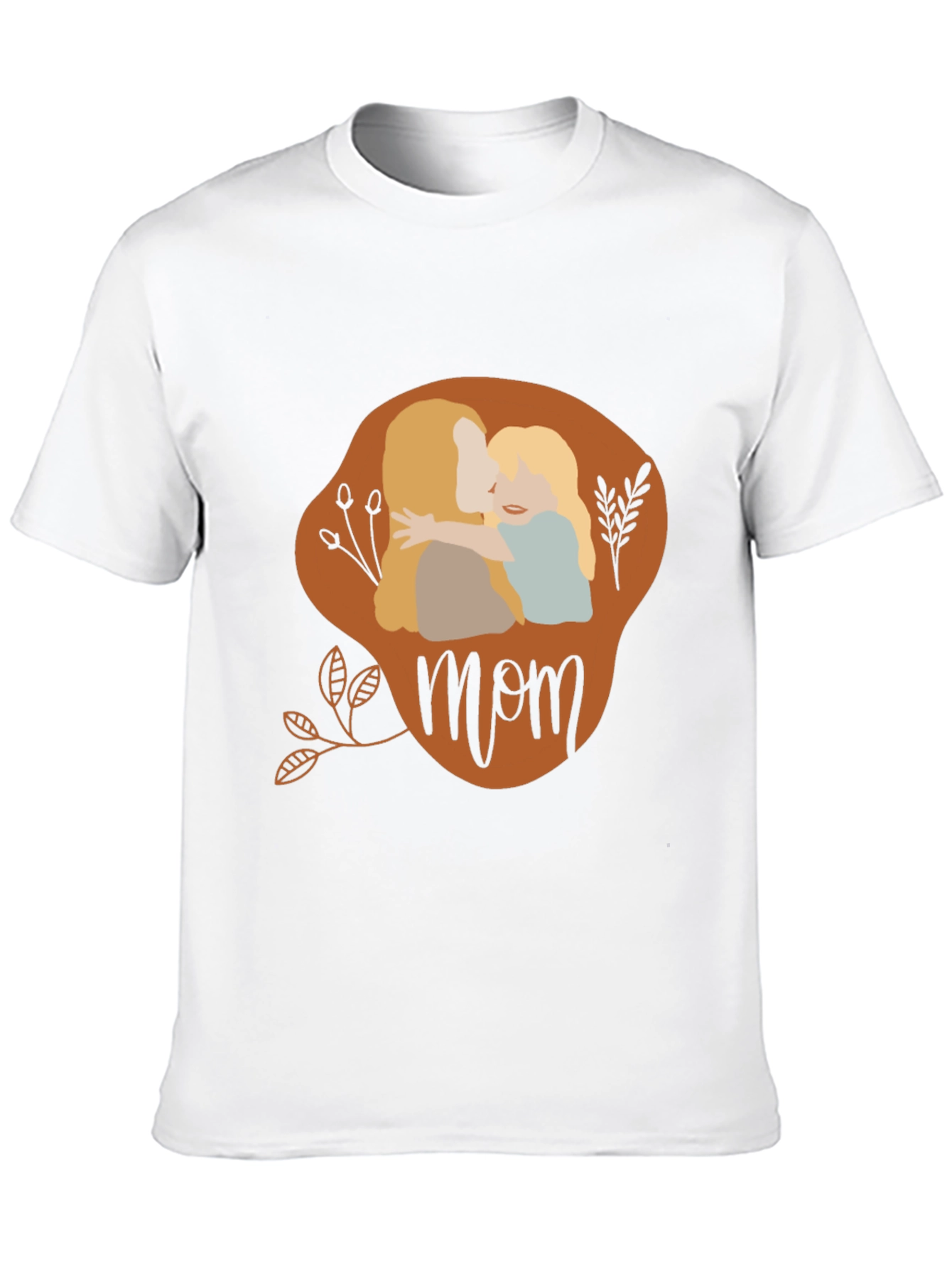 Mother and Child Mom Graphic Tee - Black