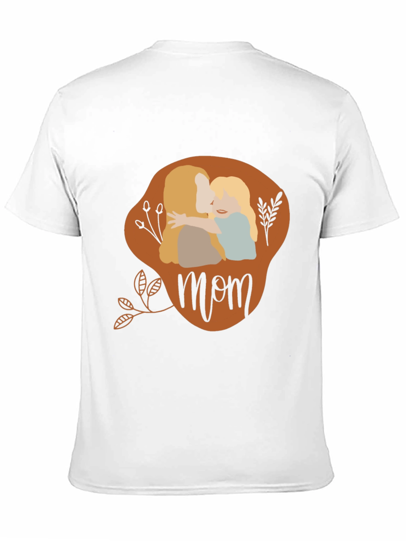 Mother and Child Mom Graphic Tee - Black