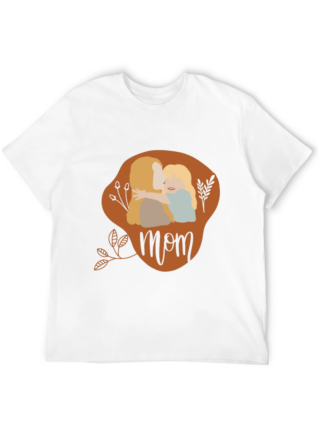 Mother and Child Mom Graphic Tee - Black