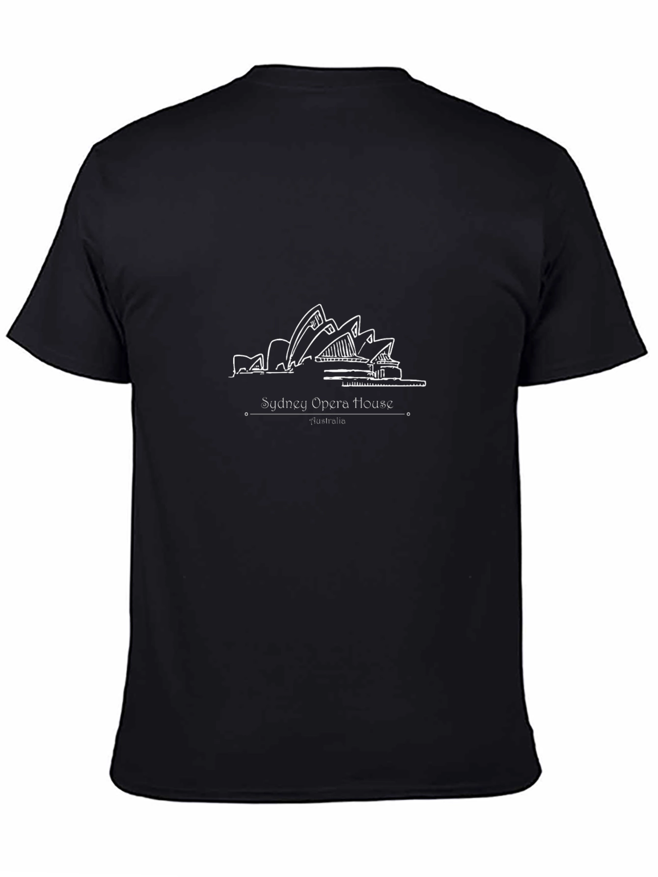Sydney Opera House Graphic T-Shirt - Black