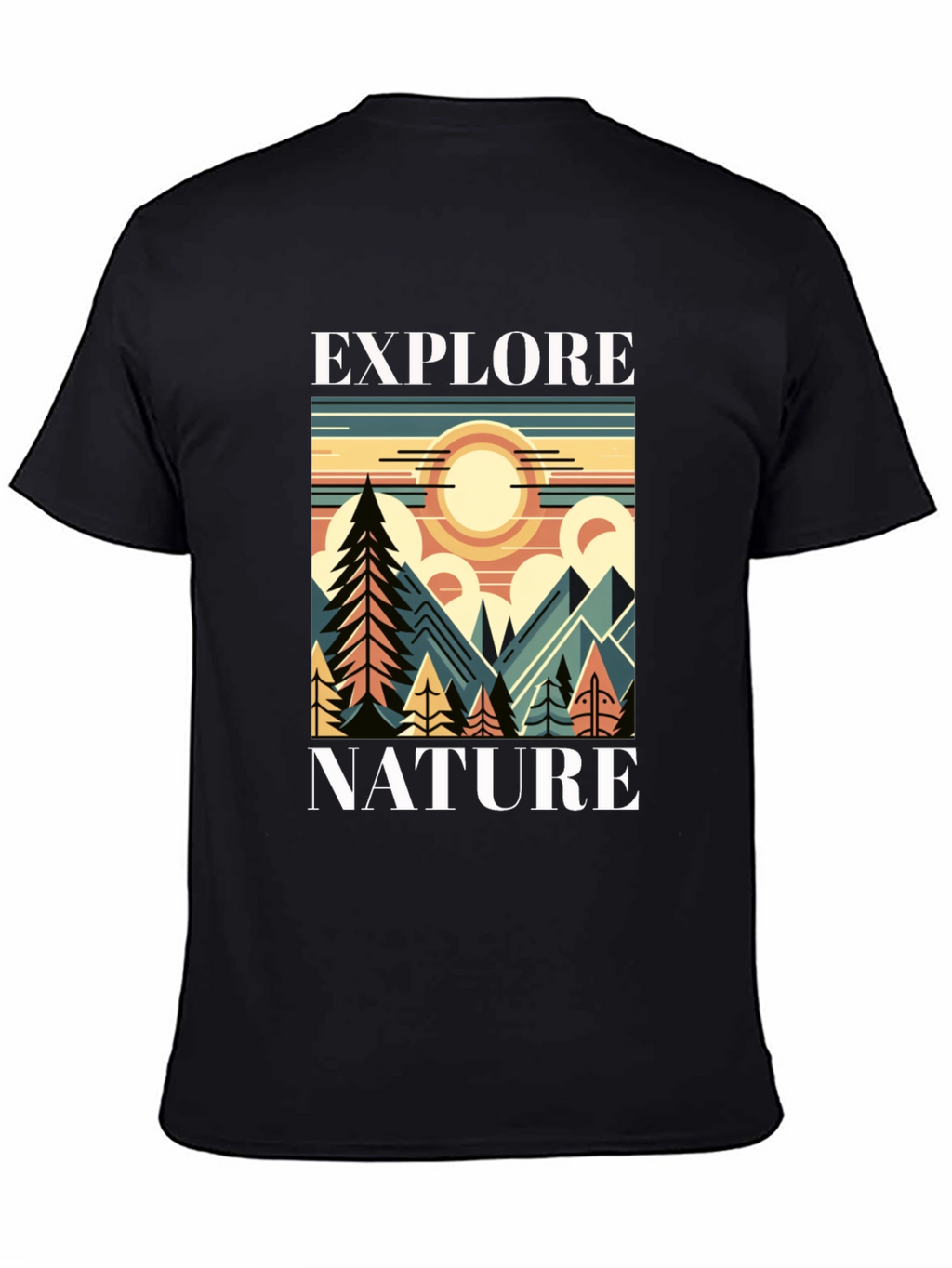 Explore Nature Graphic T-Shirt - Mountain Adventure Tee