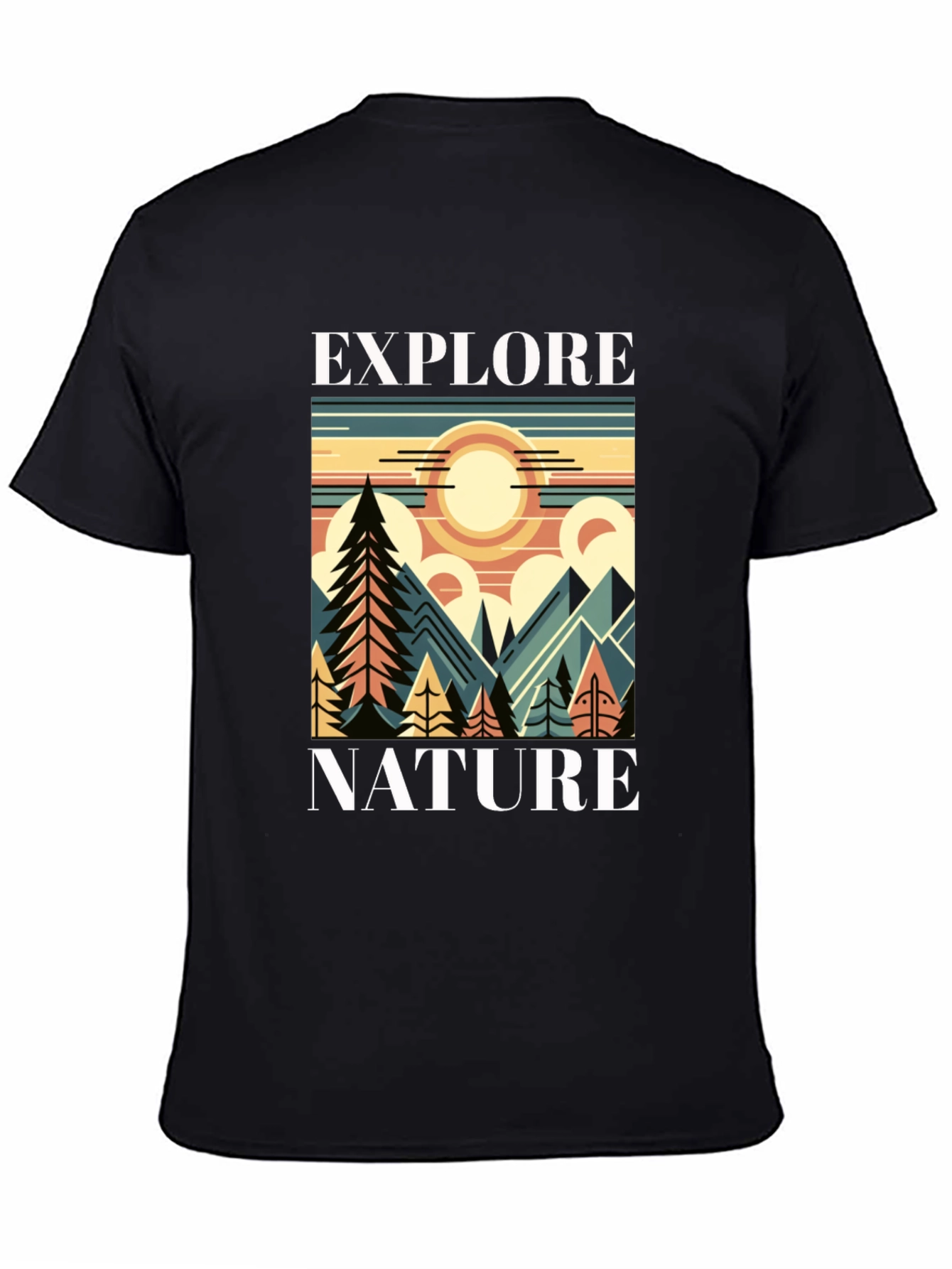 Explore Nature Graphic T-Shirt - Mountain Adventure Tee