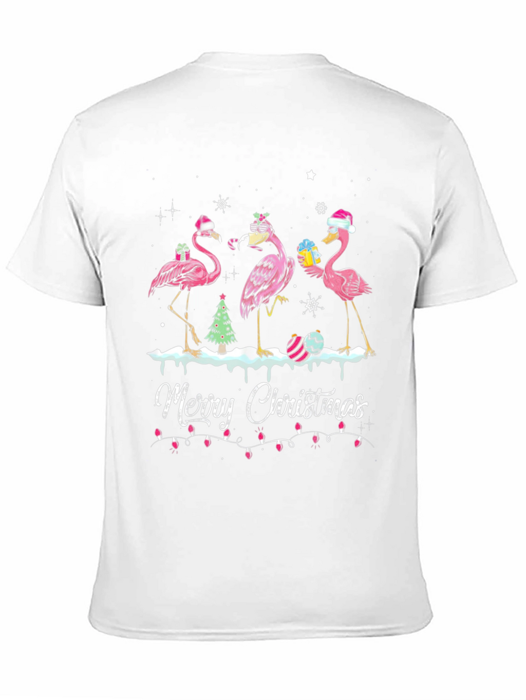 Flamingo Merry Christmas T-Shirt