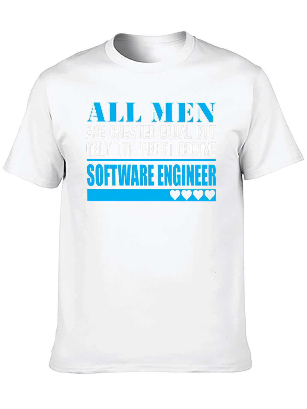 Finest Software Engineer Black T-Shirt