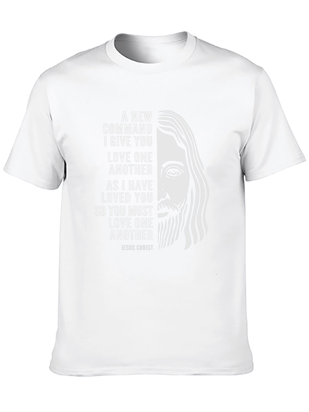 Jesus Christ Graphic T-Shirt - Love One Another