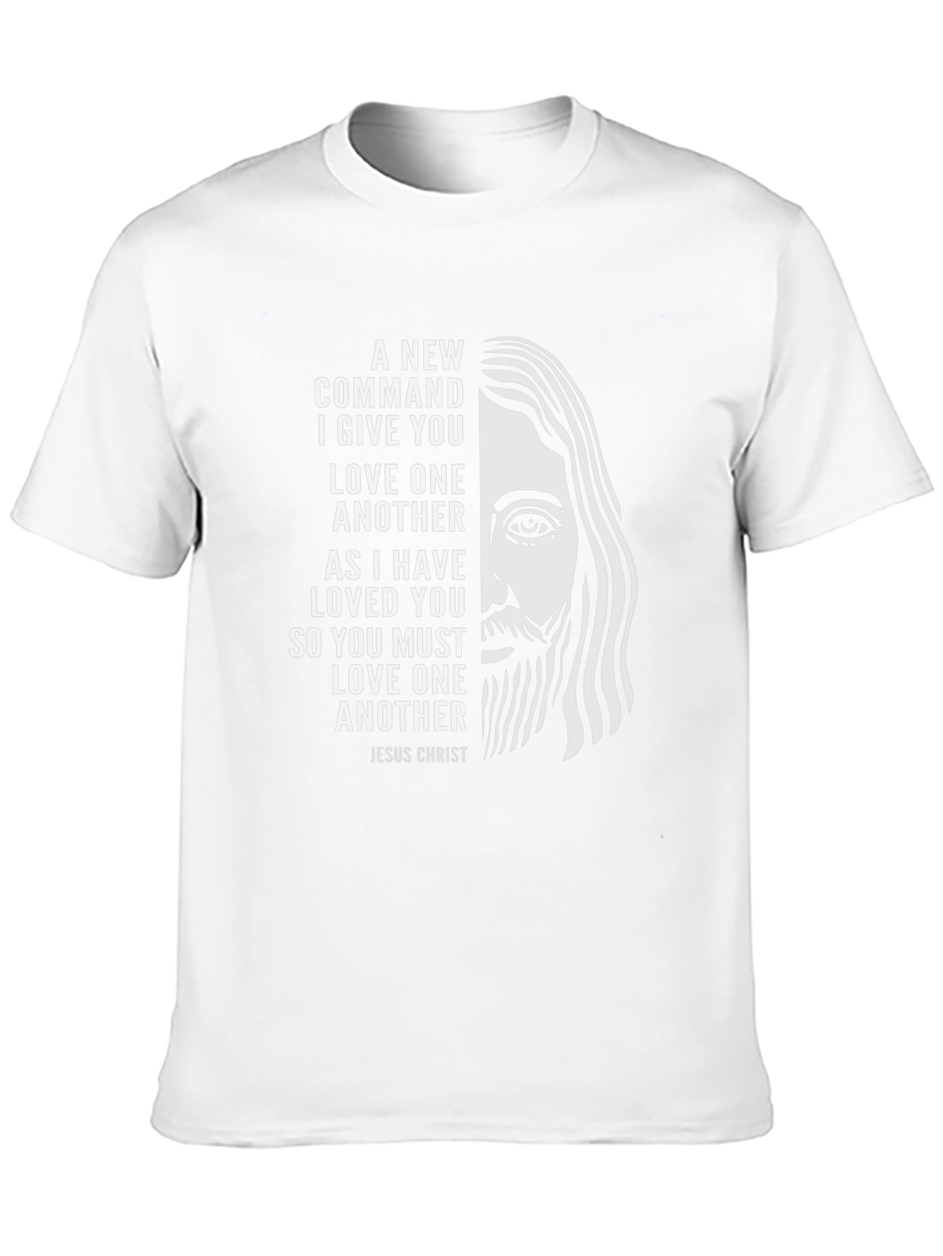 Jesus Christ Graphic T-Shirt - Love One Another