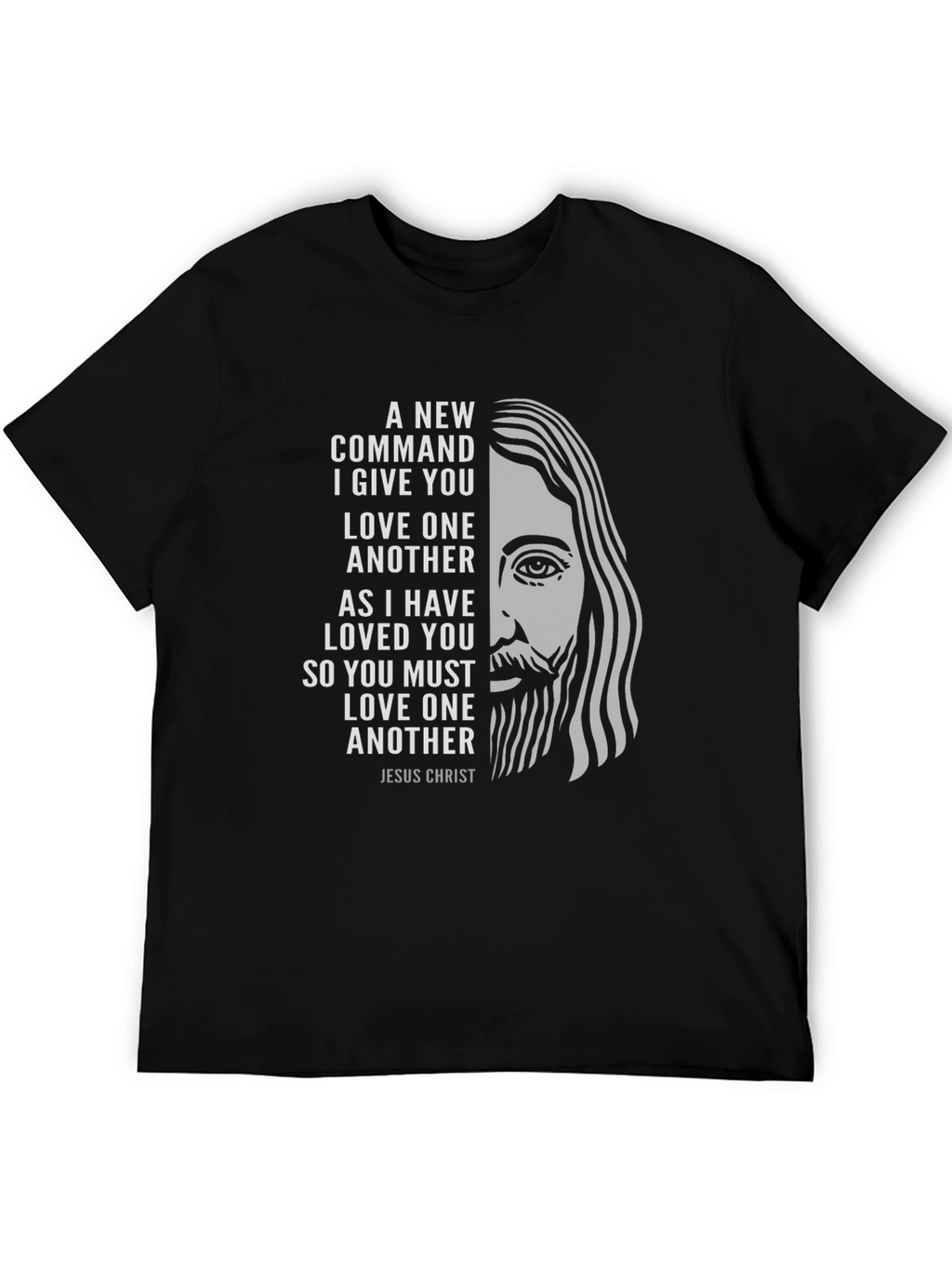 Jesus Christ Graphic T-Shirt - Love One Another